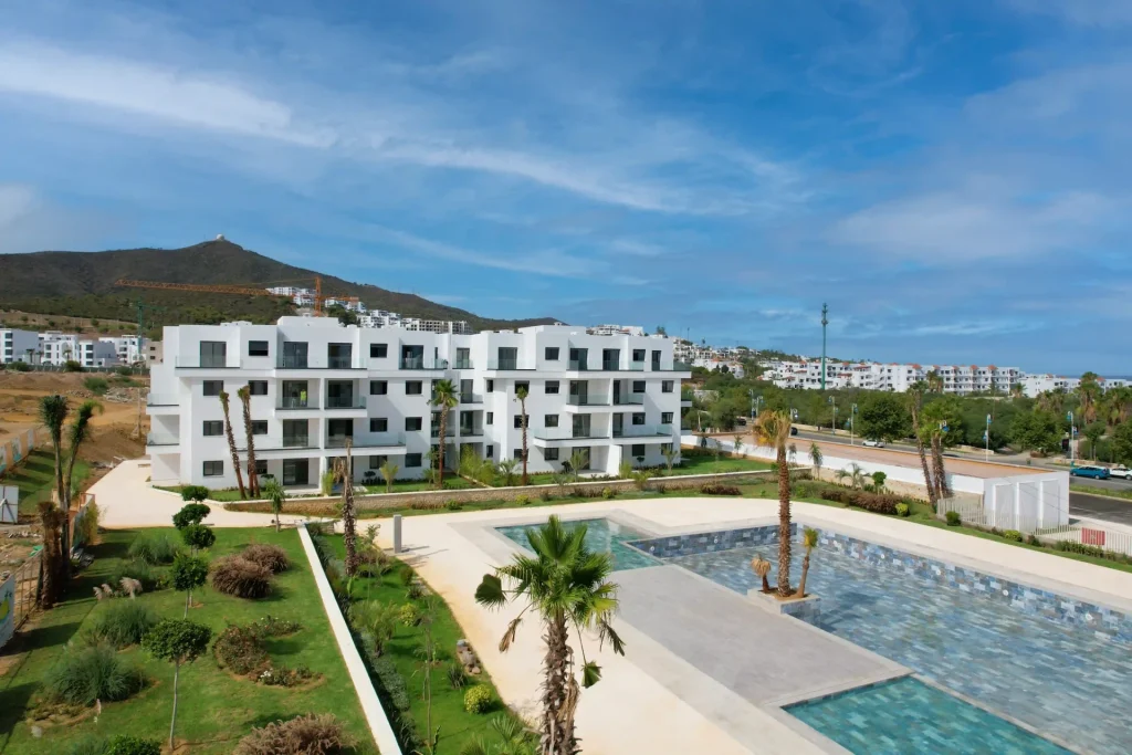 espaces verts privés et rez de chaussée casas del mar